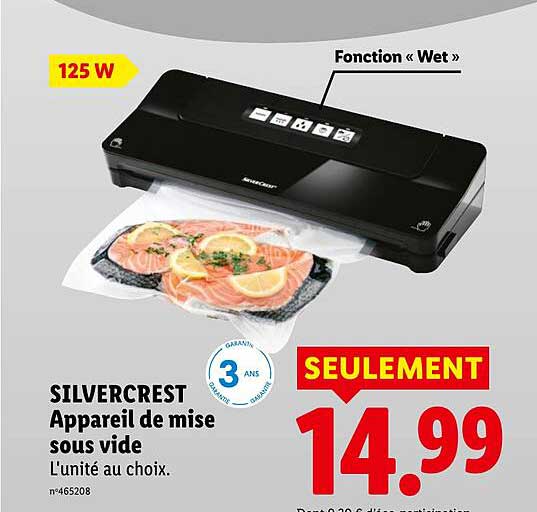 SILVERCREST Appareil de mise sous vide
