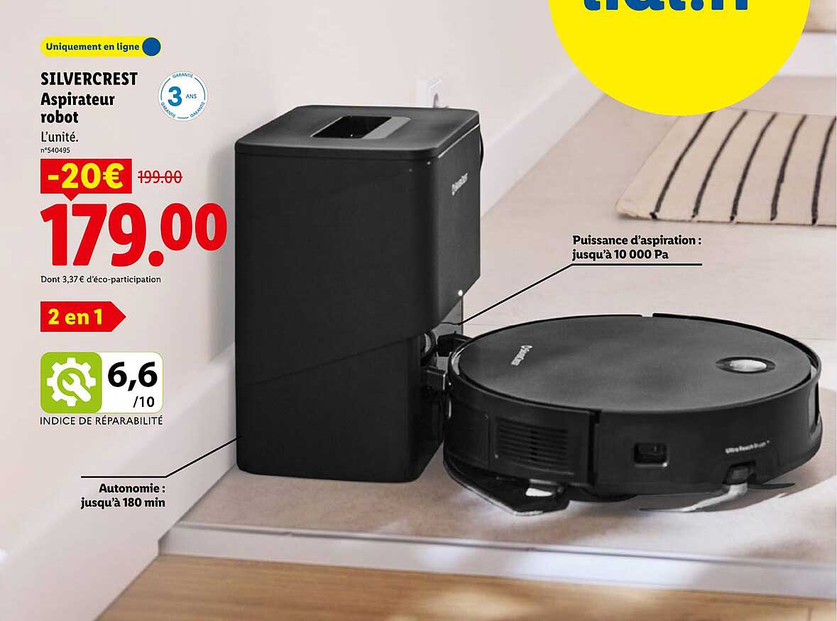 SILVERCREST Aspirateur robot