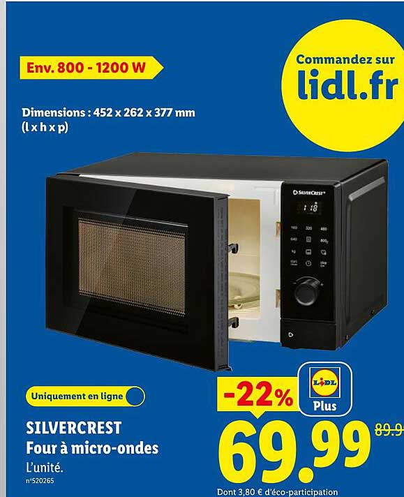 SILVERCREST Four à micro-ondes