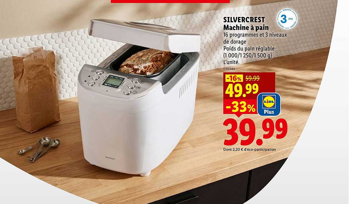 SILVERCREST Machine à pain
