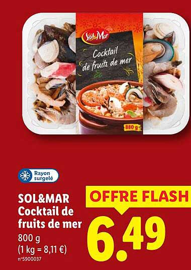 SOL&MAR Cocktail de fruits de mer