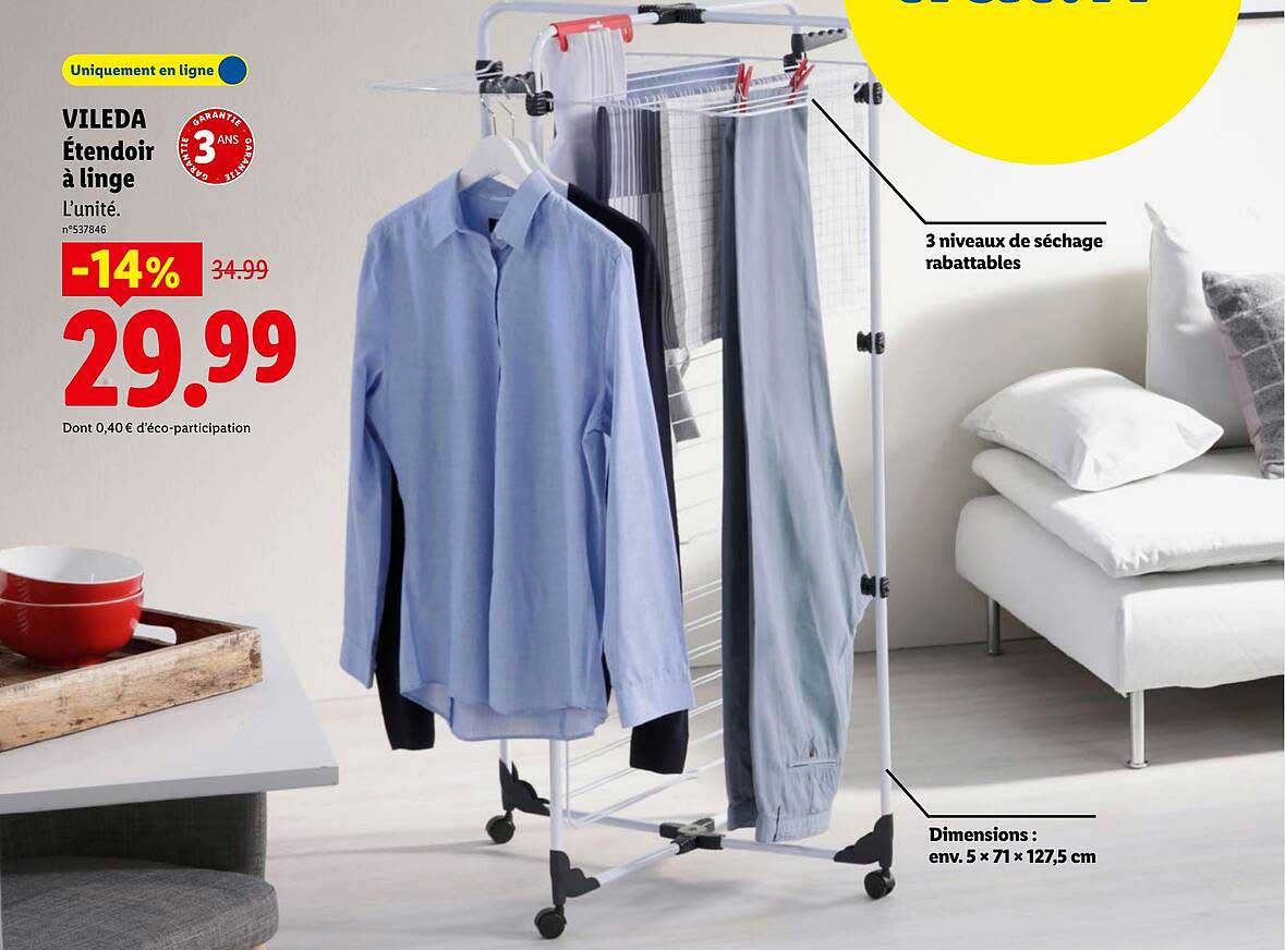 VILEDA Étendoir à linge