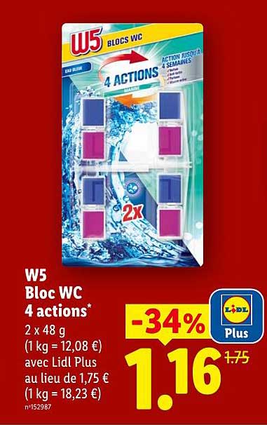 W5 Bloc WC 4 actions