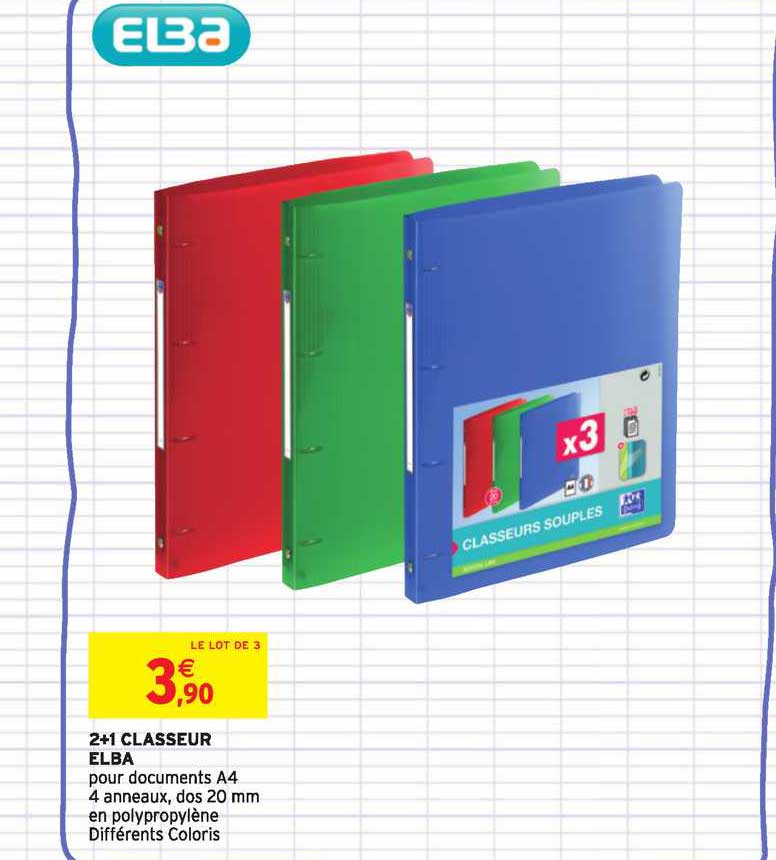 2+1 Classeurs Elba