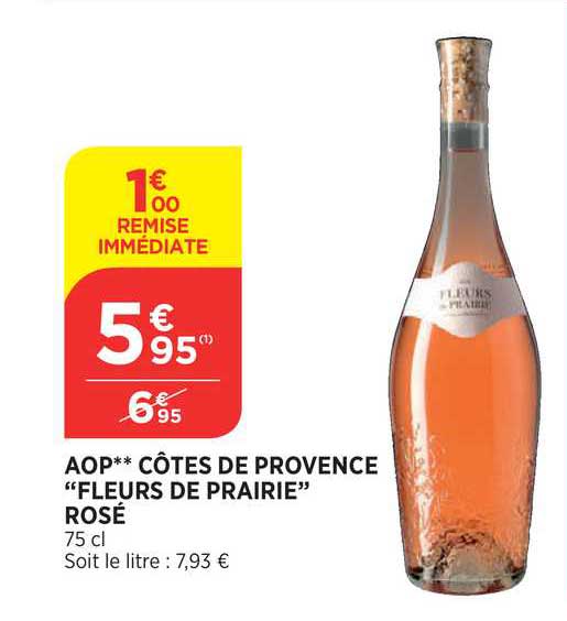 Aop Côtes De Provence Fleurs De Prairie Rosé