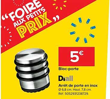 Arrêt De Porte En Inox Diall