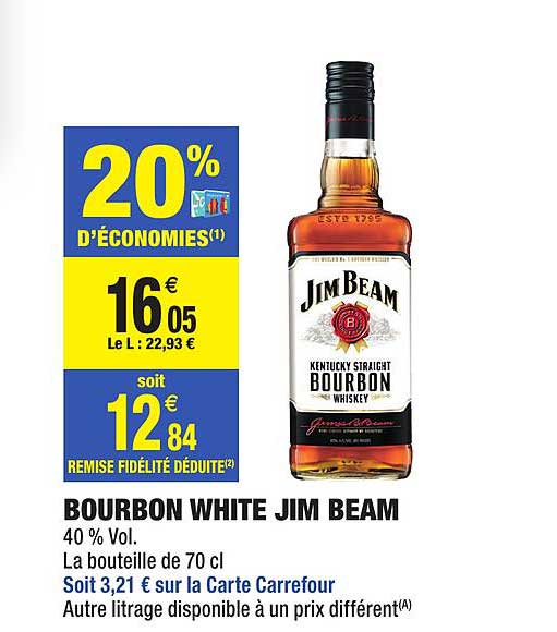 bourbon white jim beam
