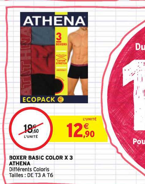 Boxer Basic Color X3 Athena