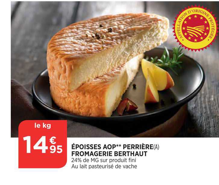 époisses aop perrière fromagerie berthaut
