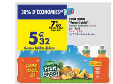 fruit shoot format spécial