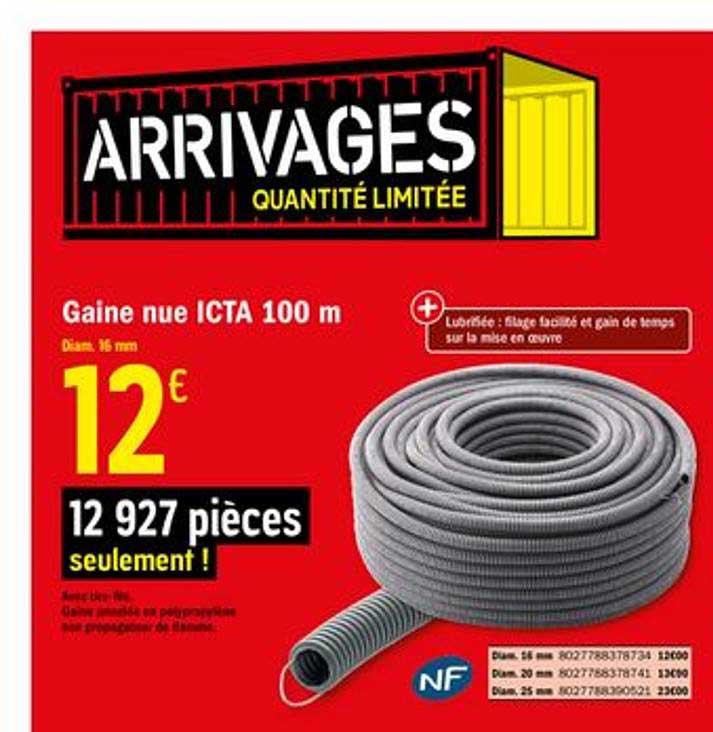 gaine nue icta 100 mètres