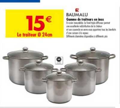 Gamme De Traiteurs En Inox Baumalu