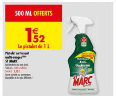 pistolet nettoyant multi usages st marc