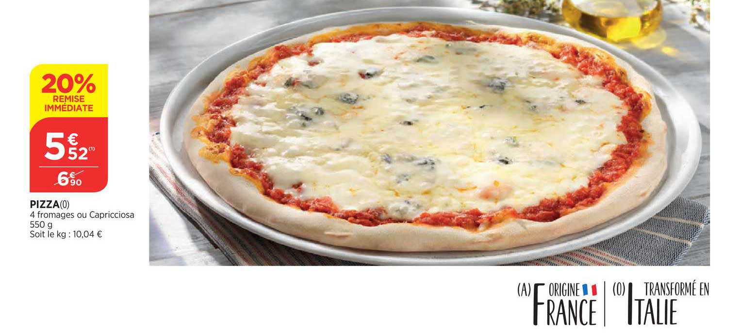 Pizza 20% De Remise Immédiate