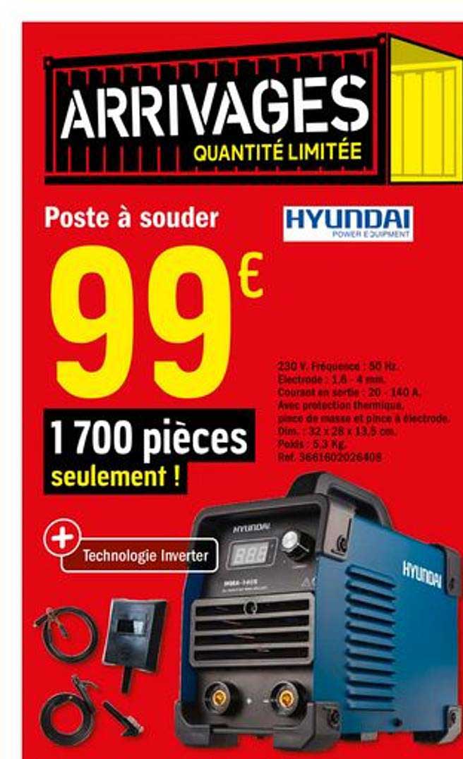 poste à souder hyundai
