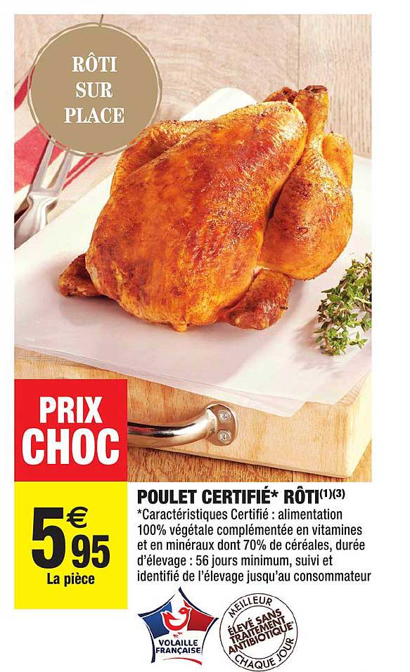 Poulet Certifié Rôti