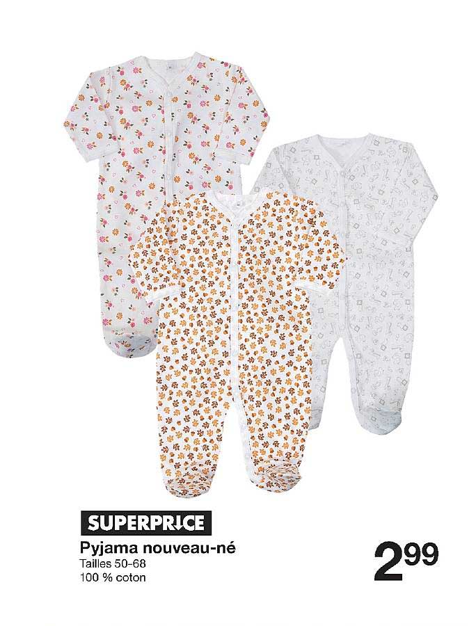 pyjama nouveau né superprice