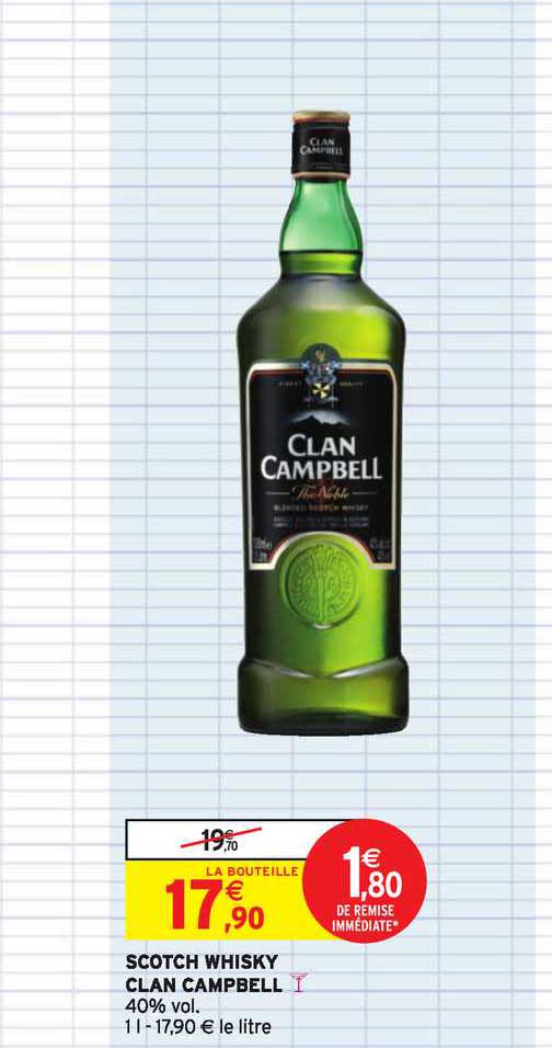 scotch whisky clan campbell