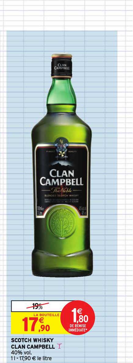 scotch whisky clan campbell