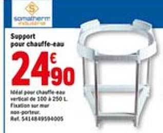 support pour chauffe eau somatherm