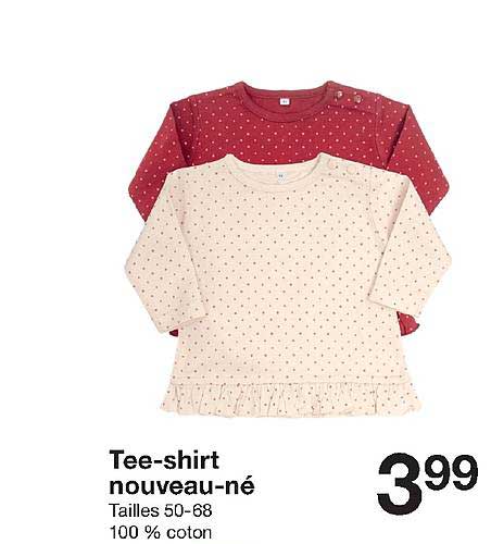 tee shirt nouveau né