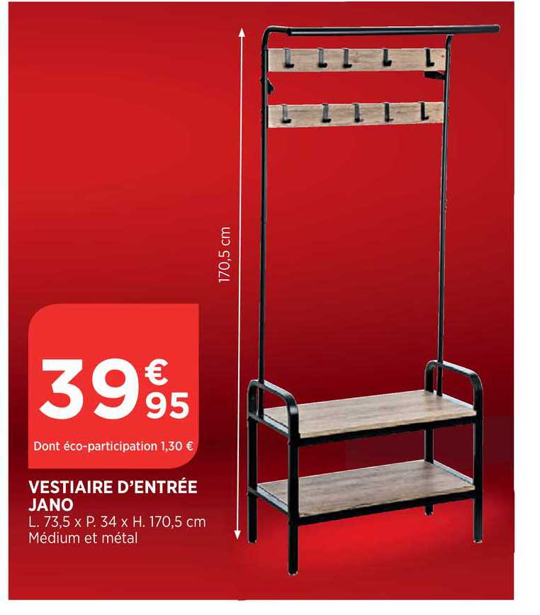 vestiaire d'entrée jano