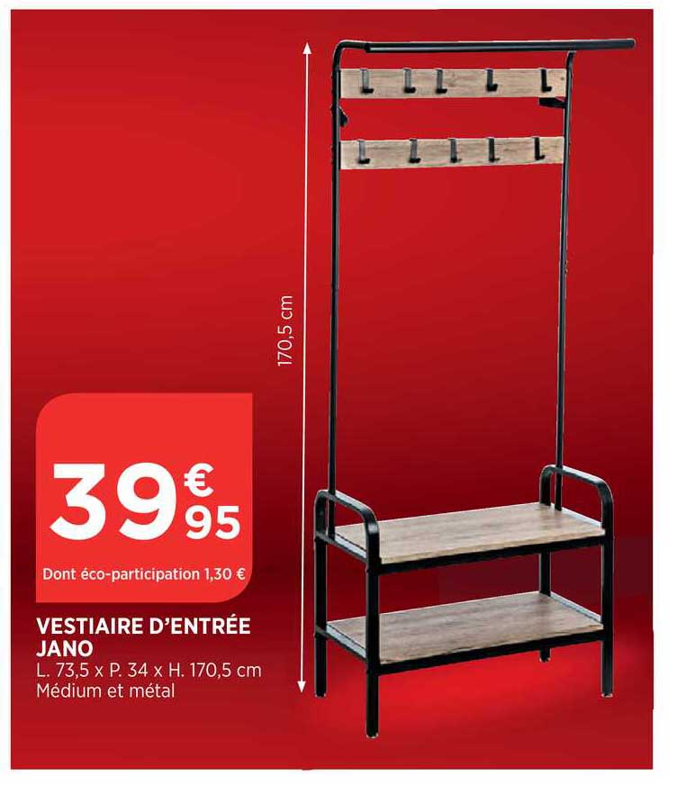 vestiaire d'entrée jano