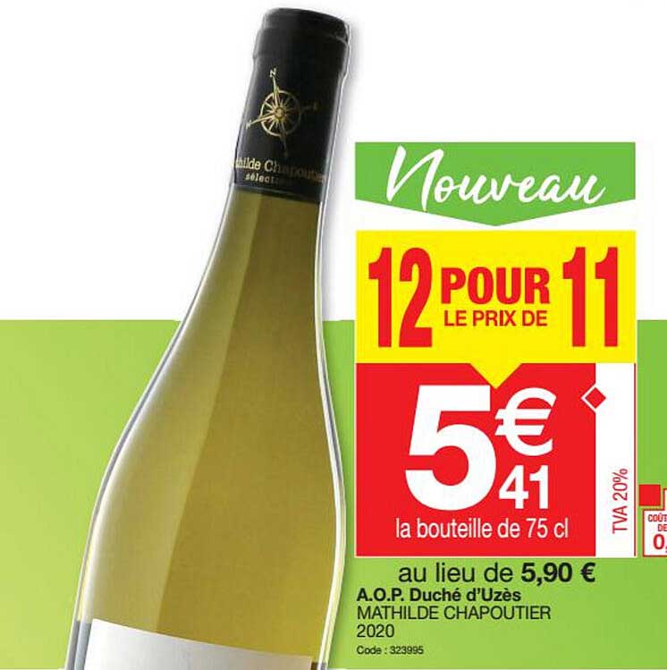 a.o.p. duché d'uzès mathilde chapoutier 2020