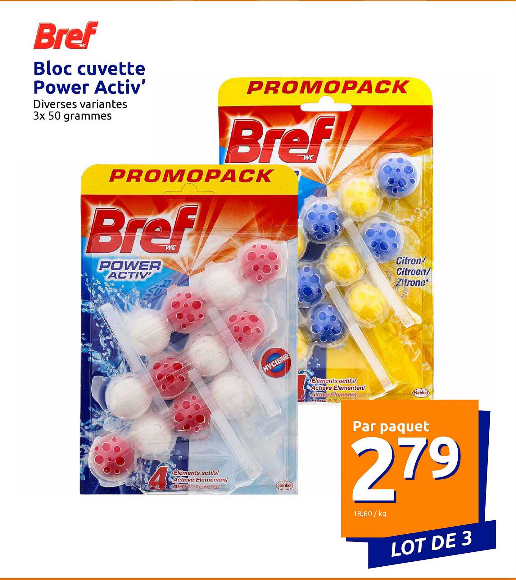 Bloc Cuvette Power Activ' Bref