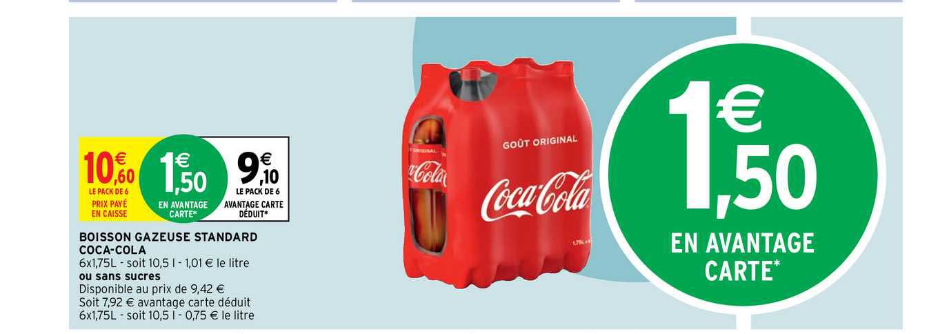 boisson gazeuse standard coca-cola