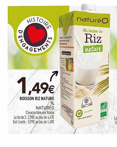 Boisson Riz Nature Naturéo