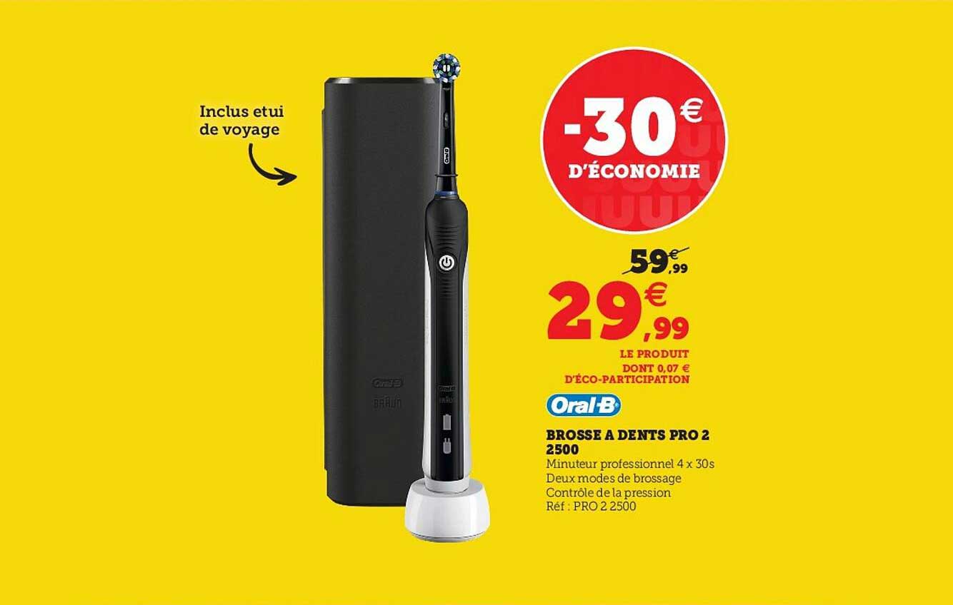 brosse à dents pro 2 2500 oral-b