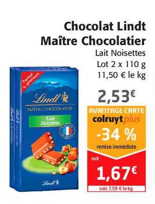 chocolat lindt maître chocolatier
