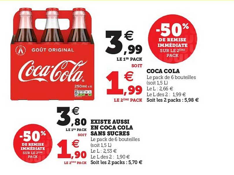 coca cola, coca-cola sans sucres