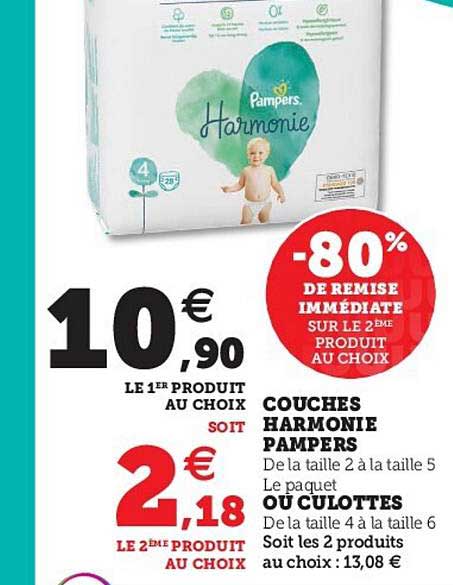 Couches Harmonie Pampers Ou Culottes