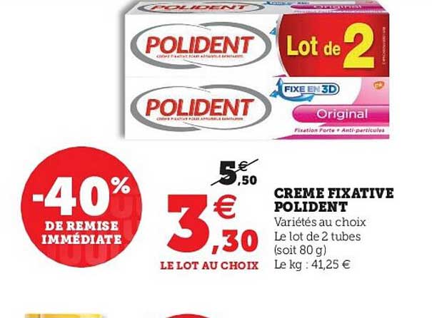crème fixative polident