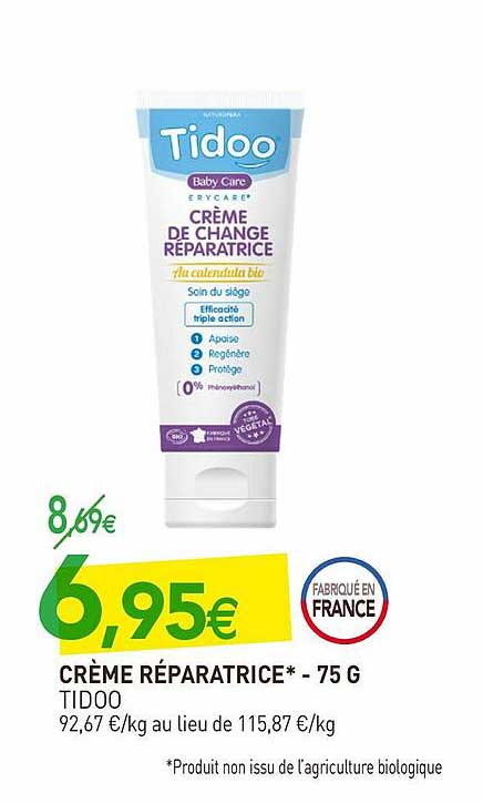 crème réparatrice tidoo