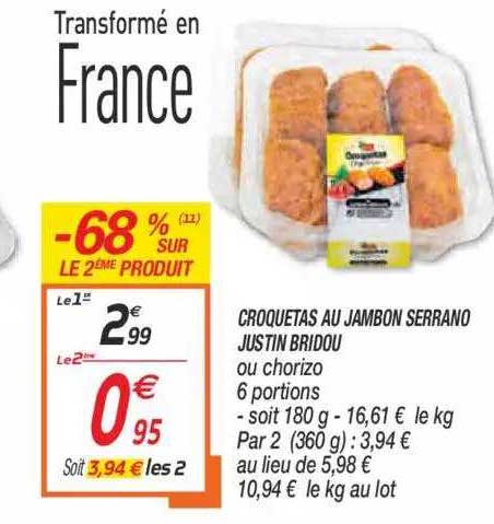 croquetas au jambon serrano justin bridou