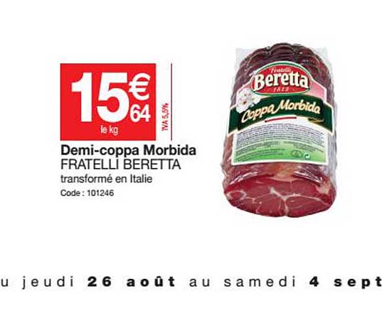 demi-coppa morbida fratelli beretta
