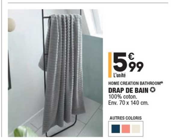 Drap De Bain Home Creation Bathroom