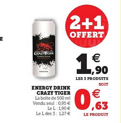 energy drink crazy tiger