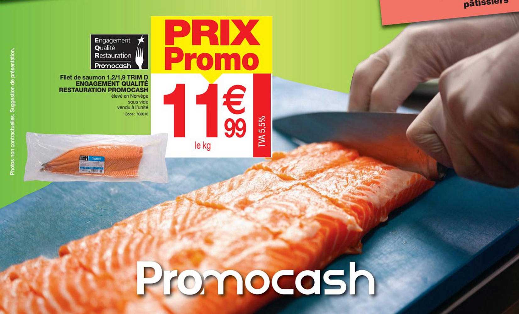 filet de saumon 1,2-1,9 trim d engagement qualité restauration promocash
