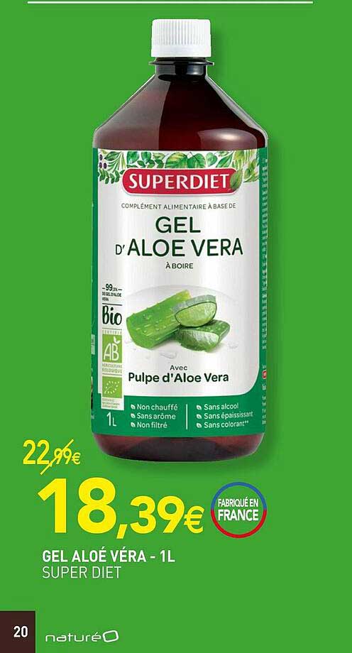 gel aloé véra super diet