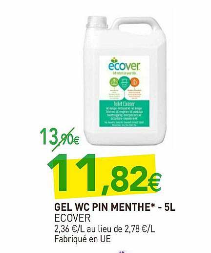 gel wc pin menthe ecover