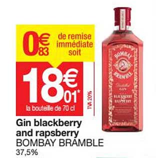 gin blackberry and raspberry bombay bramble