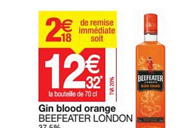 gin blood orange beefeater london