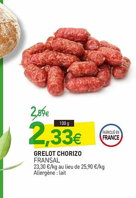 grelot chorizo fransal