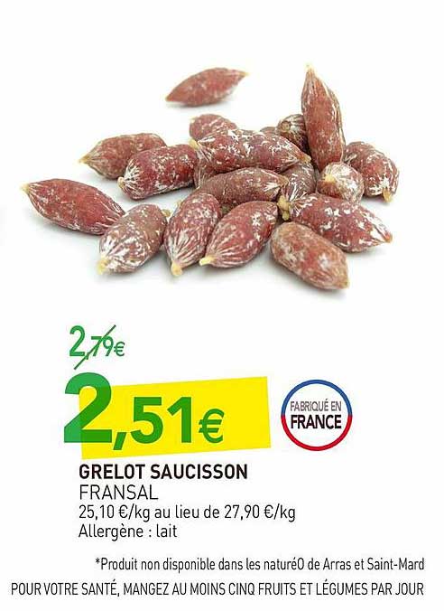 grelot saucisson fransal