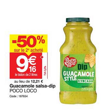guacamole salsa-dip poco loco