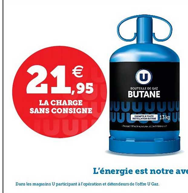 La Charge Sans Consigne U Bouteille De Gaz Butane